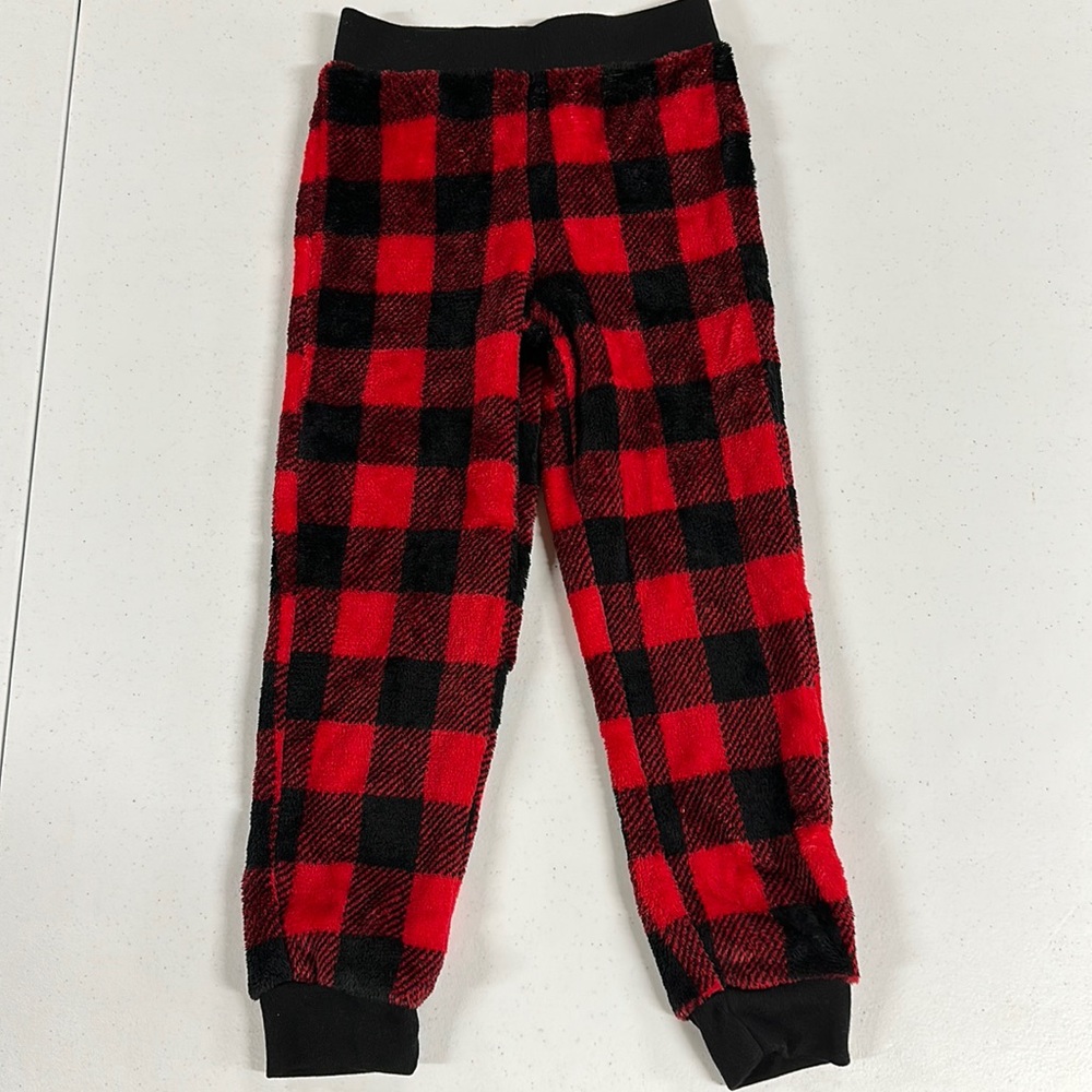 😍 3 for $15 😍 Girl’s Red & Black Buffalo Plaid Pajama Pants size XS (4-5)